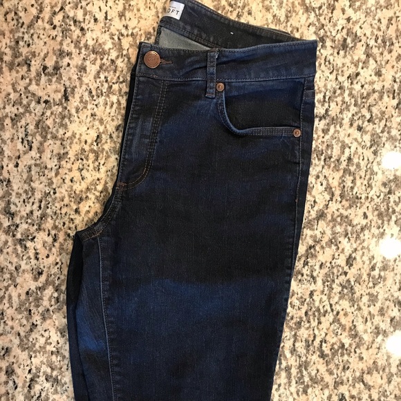 LOFT Dark Jeans - Picture 2 of 3